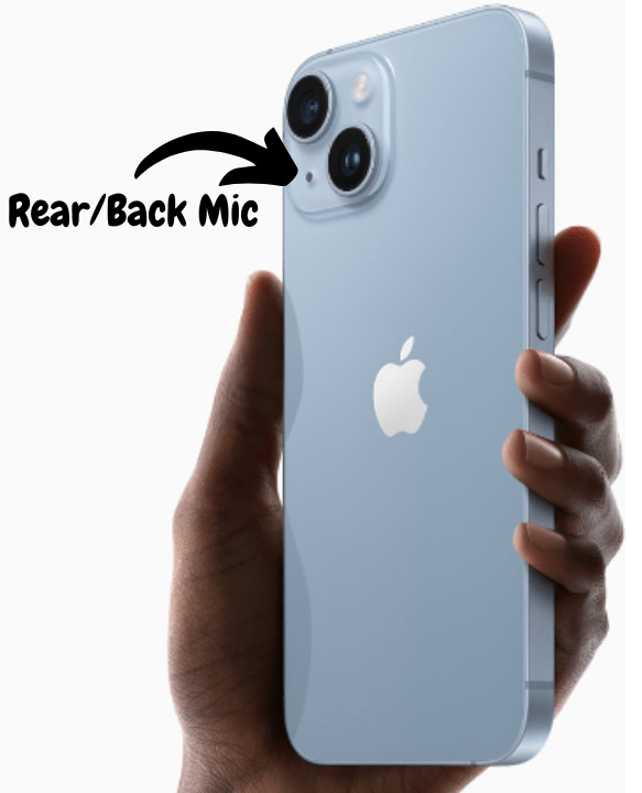 iphone back microphone