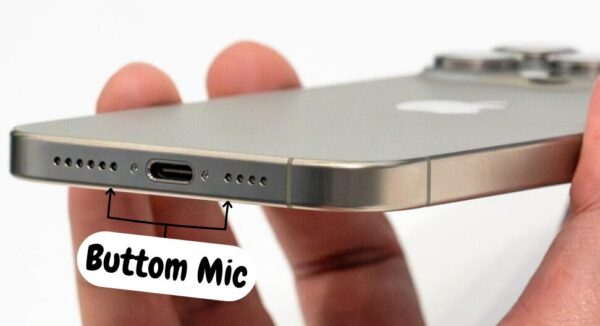 iphone buttom microphone