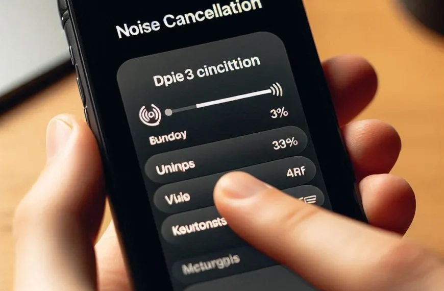 how to turn on noise cancellation on iphone 14