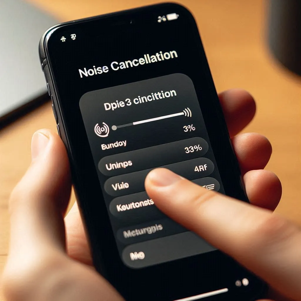 how to turn on noise cancellation on iphone 14