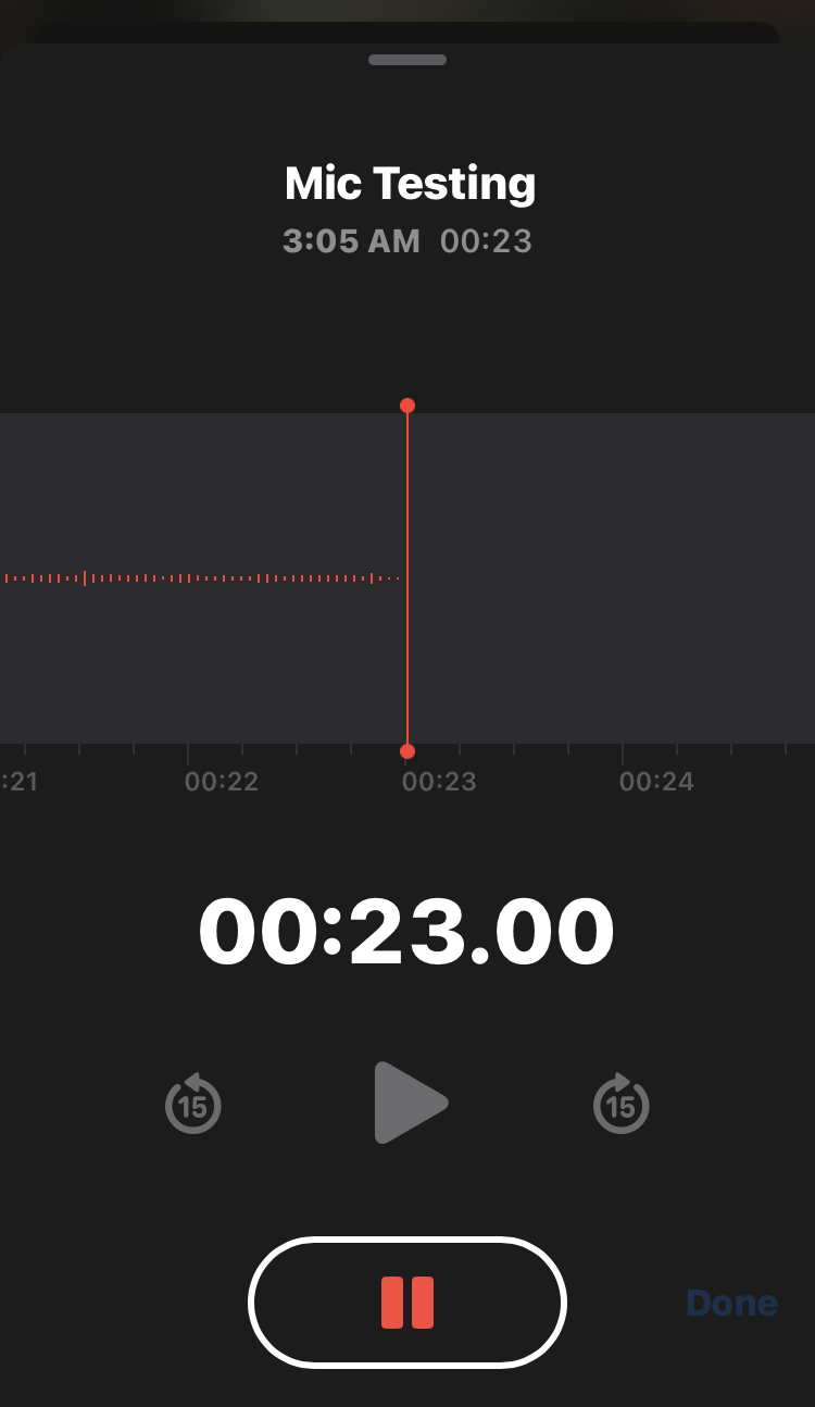 record a voice in voice memos