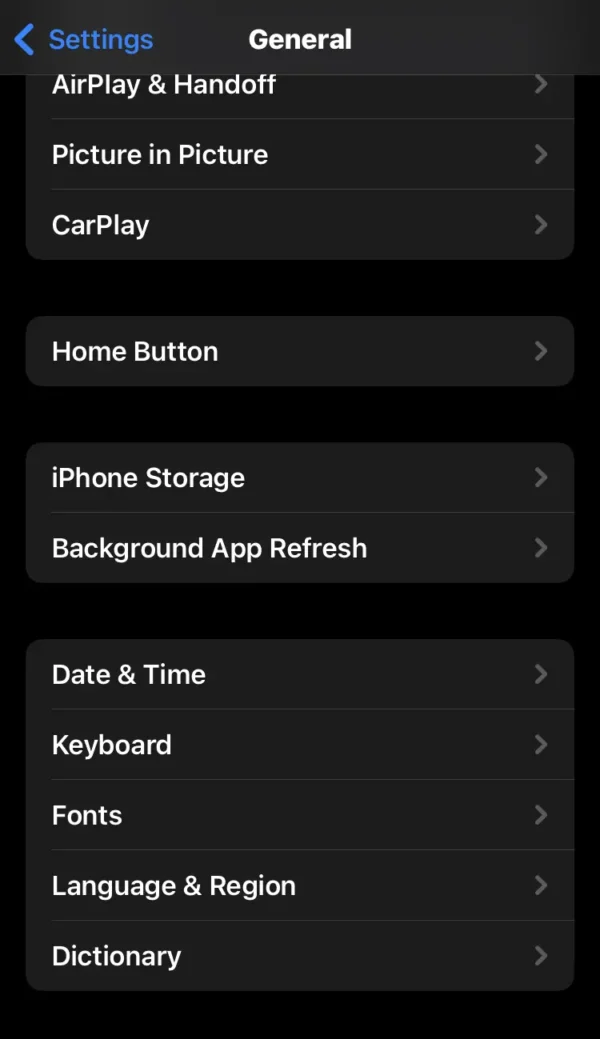 tap on the keyboard option