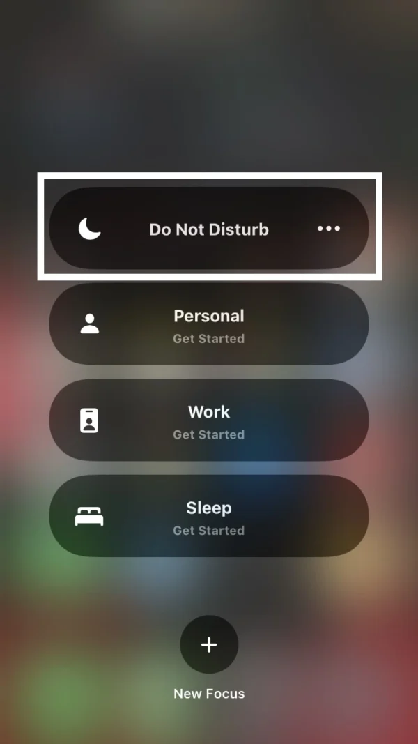 enable do not disturb feature