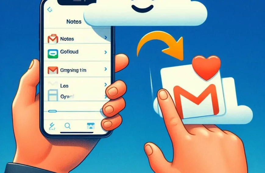 how to move icloud notes to gmail on iphone 14