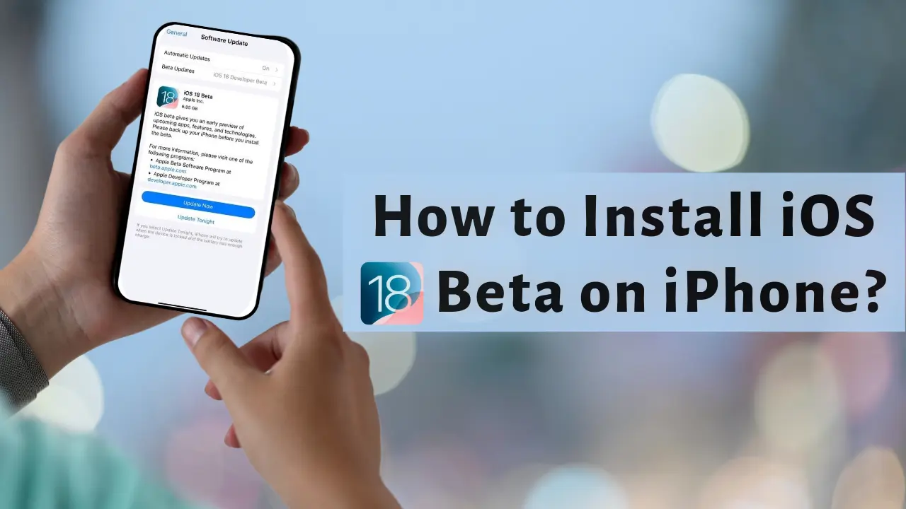 how to install iOS 18 beta on iPhone