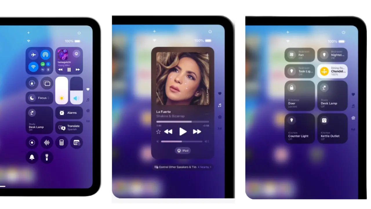 customize control center in ipados 18