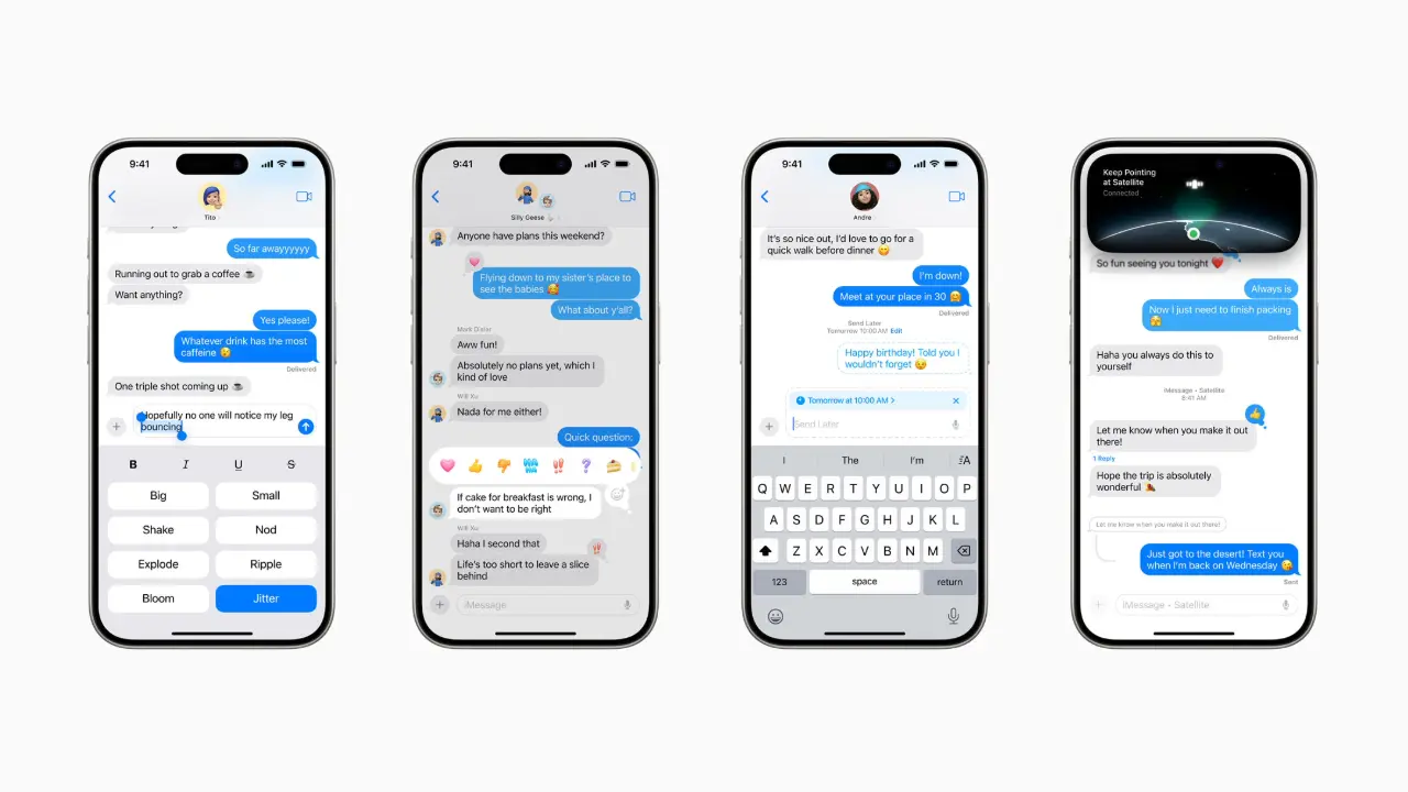 improve and support rcs for messages in ios 18