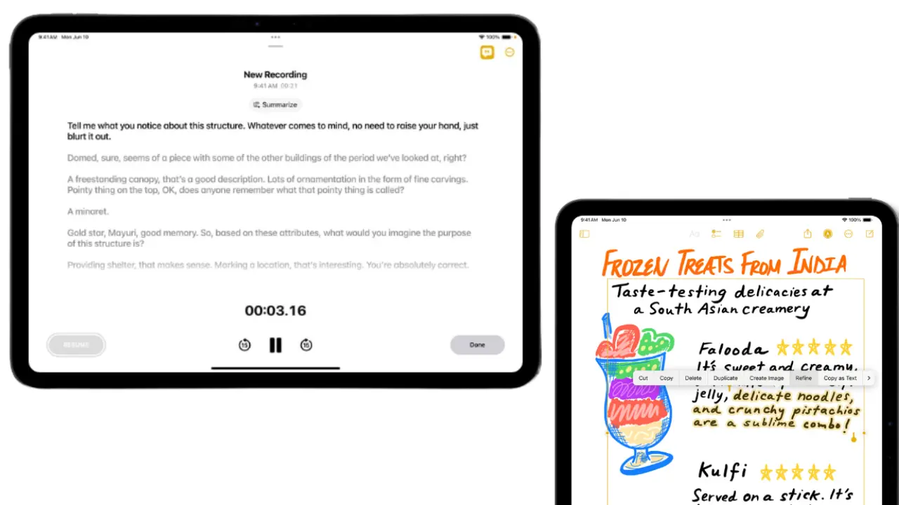 ipados 18 brings new features in notes app